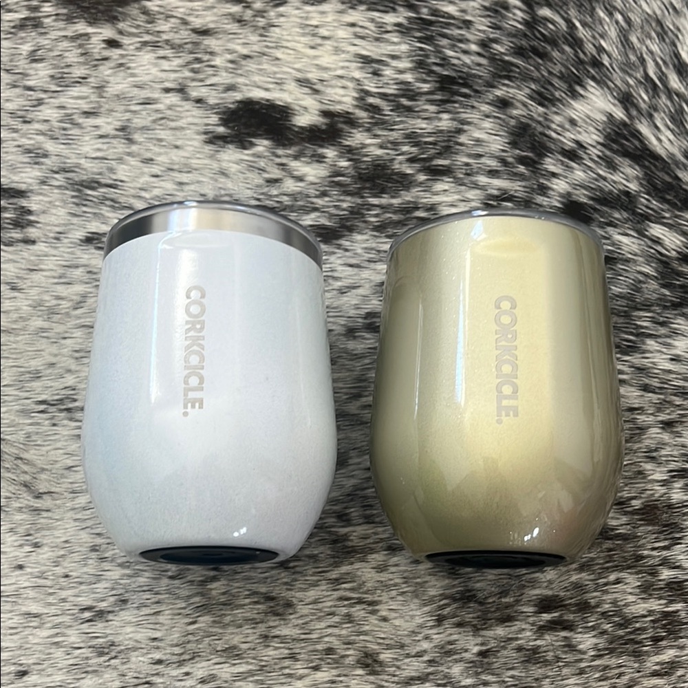 Corkcicle wine tumbler x2